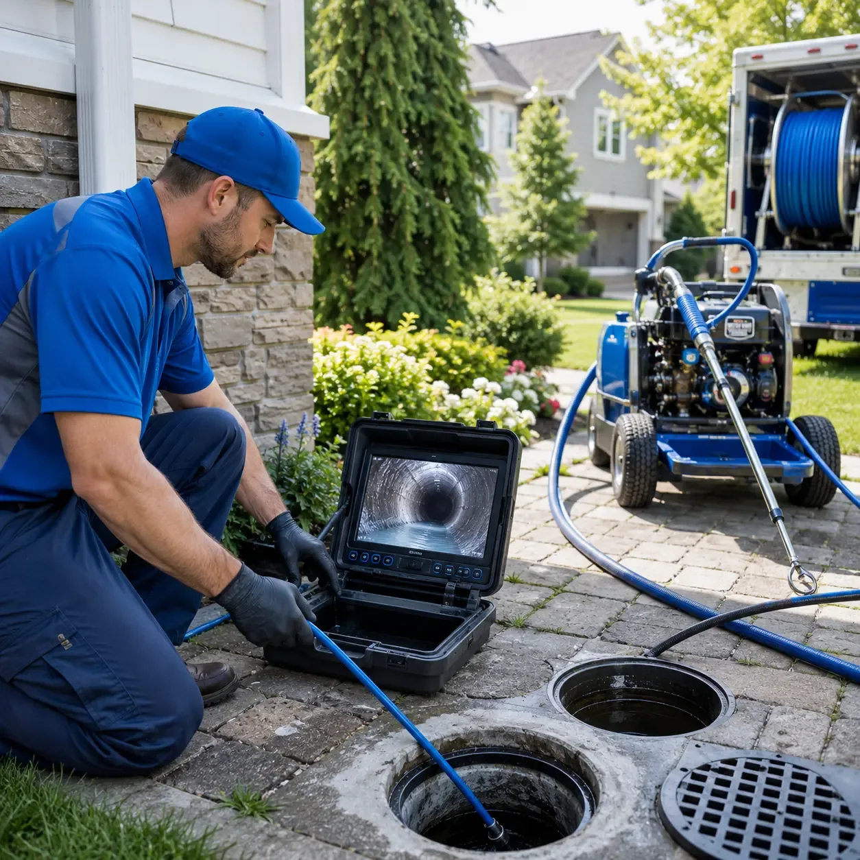Outdoor drain cleaning professionals serving Cleveland, AL